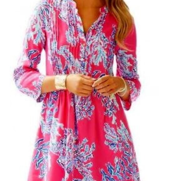 Womens Lilly Pulitzer Sarasota Tunic Dress Capri Samba Sz XL - Picture 2 of 8